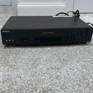 Sony Video Cassette Recorder VCR SLV-N71 with Remote & RCA Cable Tested Working!